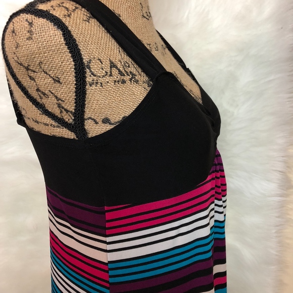 Ellen Parker Stripped Women's Maxi dress - Picture 3 of 6